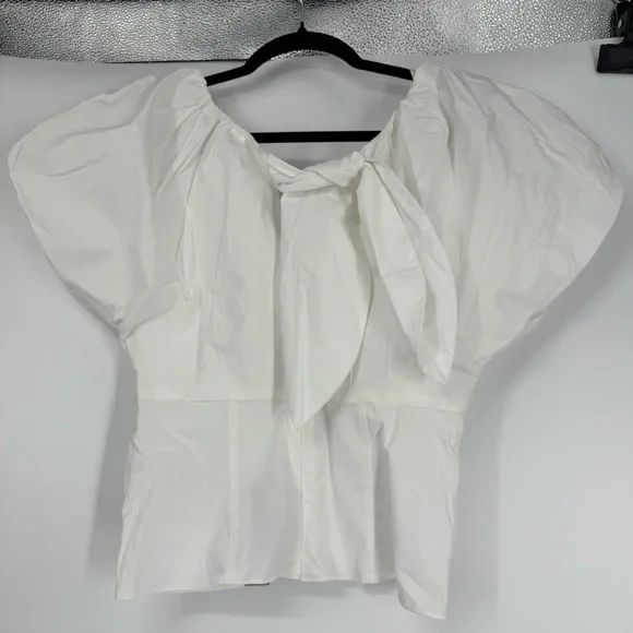 NWT J.Crew Cecily top in stretch cotton poplin blend - Picture 10 of 12